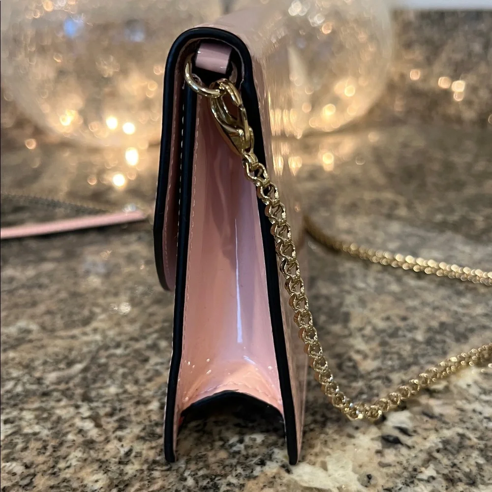 Christian Louboutin Loubi54 Patent Leather Clutch On A Chain